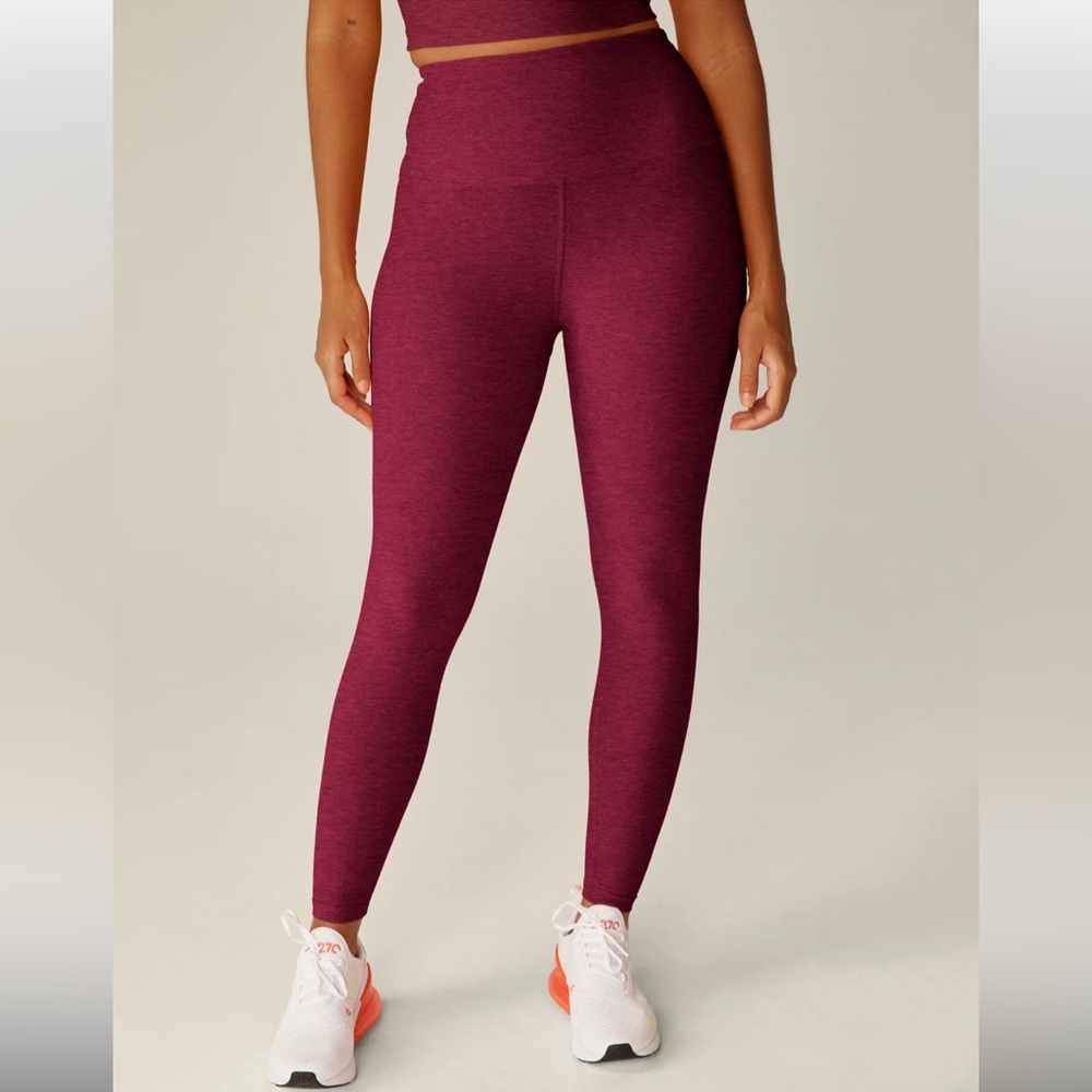 Beyond Yoga Burgundy Leggings